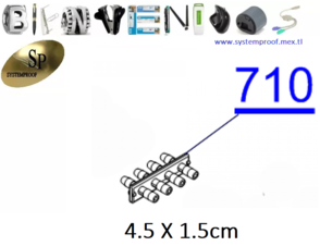 COPLE CONECTOR PARA MANGUERA EPSON L110,l210,l310.